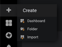 Navigate to "Create" -> "Import"